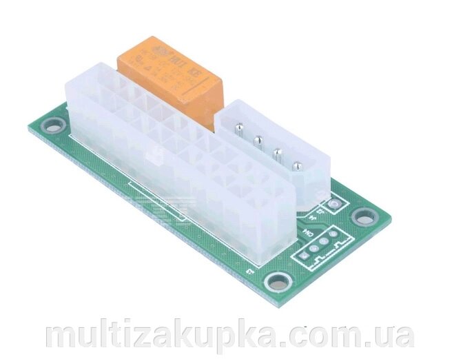 Синхронізатор блоків живлення ADD2PSU, MOLEX, 1 х 20+4, ціна за штуку, Пакет від компанії Mультізакупка - фото 1