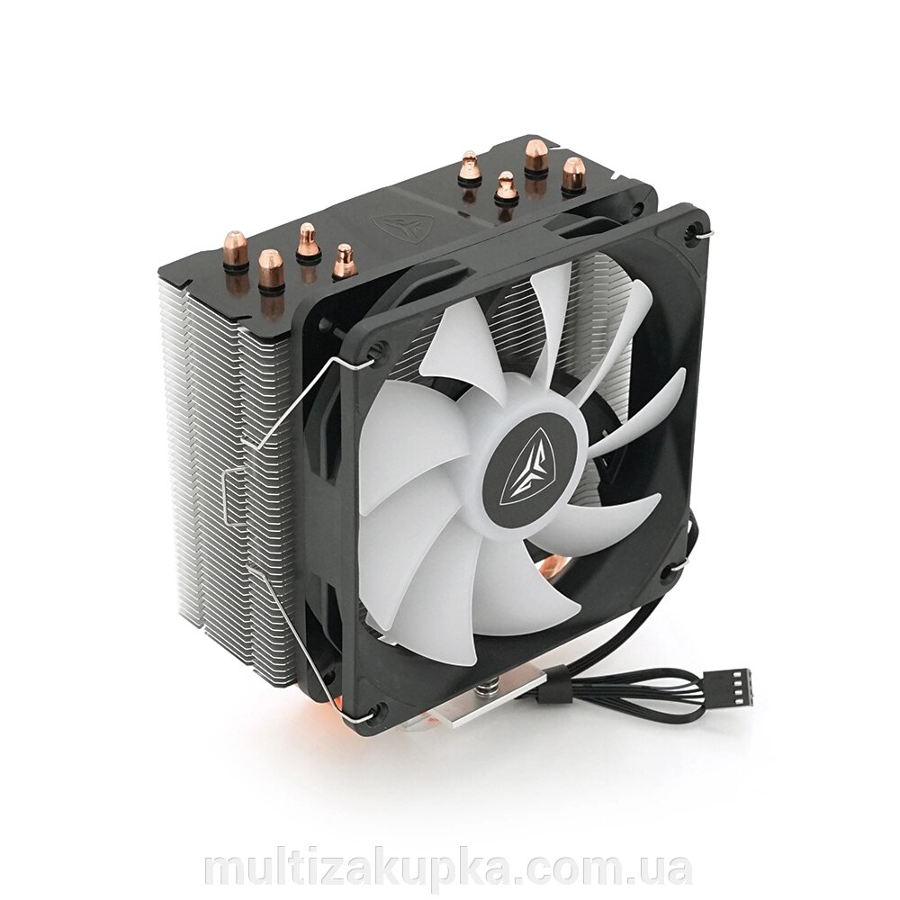 Система охолодженя PcCooler K4 SE для Intel LGA115X/1200/1700 AMD AM4/AM5, 4-pin, RPM 180010%, BOX від компанії Mультізакупка - фото 1