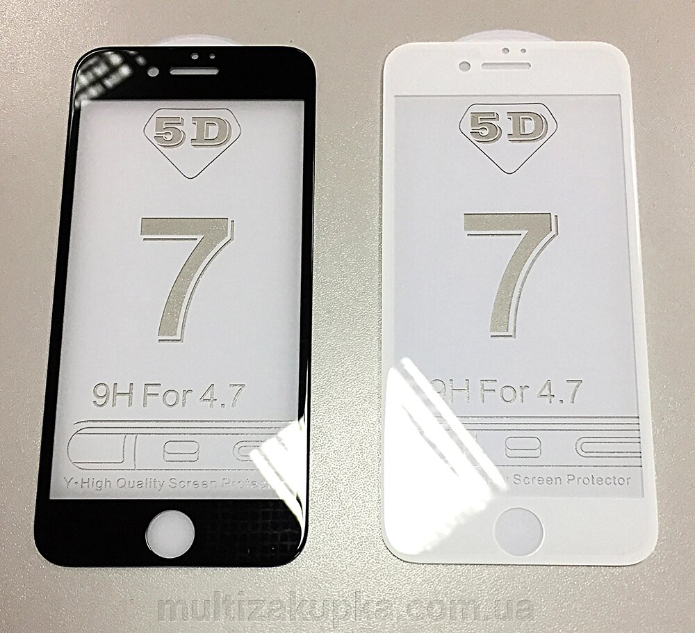 Скло захисне 5D iPhone 6 Plus від компанії Mультізакупка - фото 1