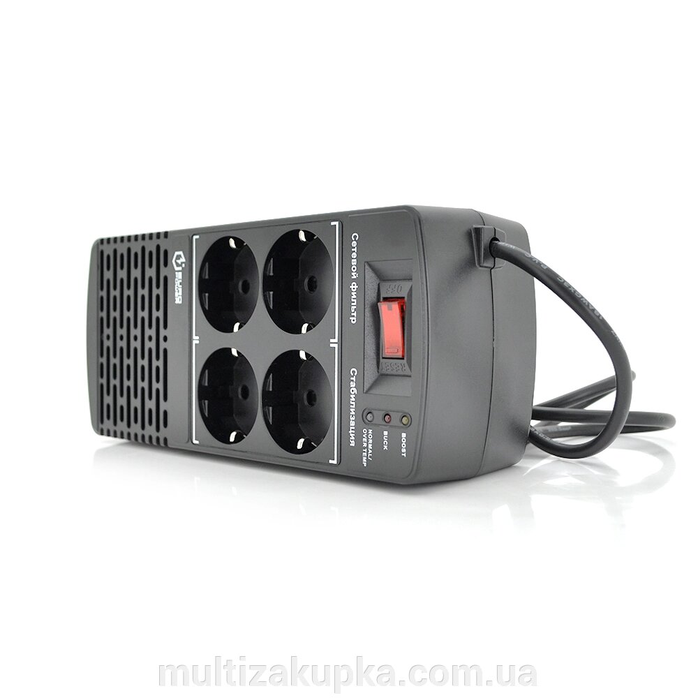 Стабілізатор напруги релейний Europower EPX-1004 1000VA 500W, input: 184 ~ 276V, output: 220V  10%, 4 SHUKO, Q від компанії Mультізакупка - фото 1