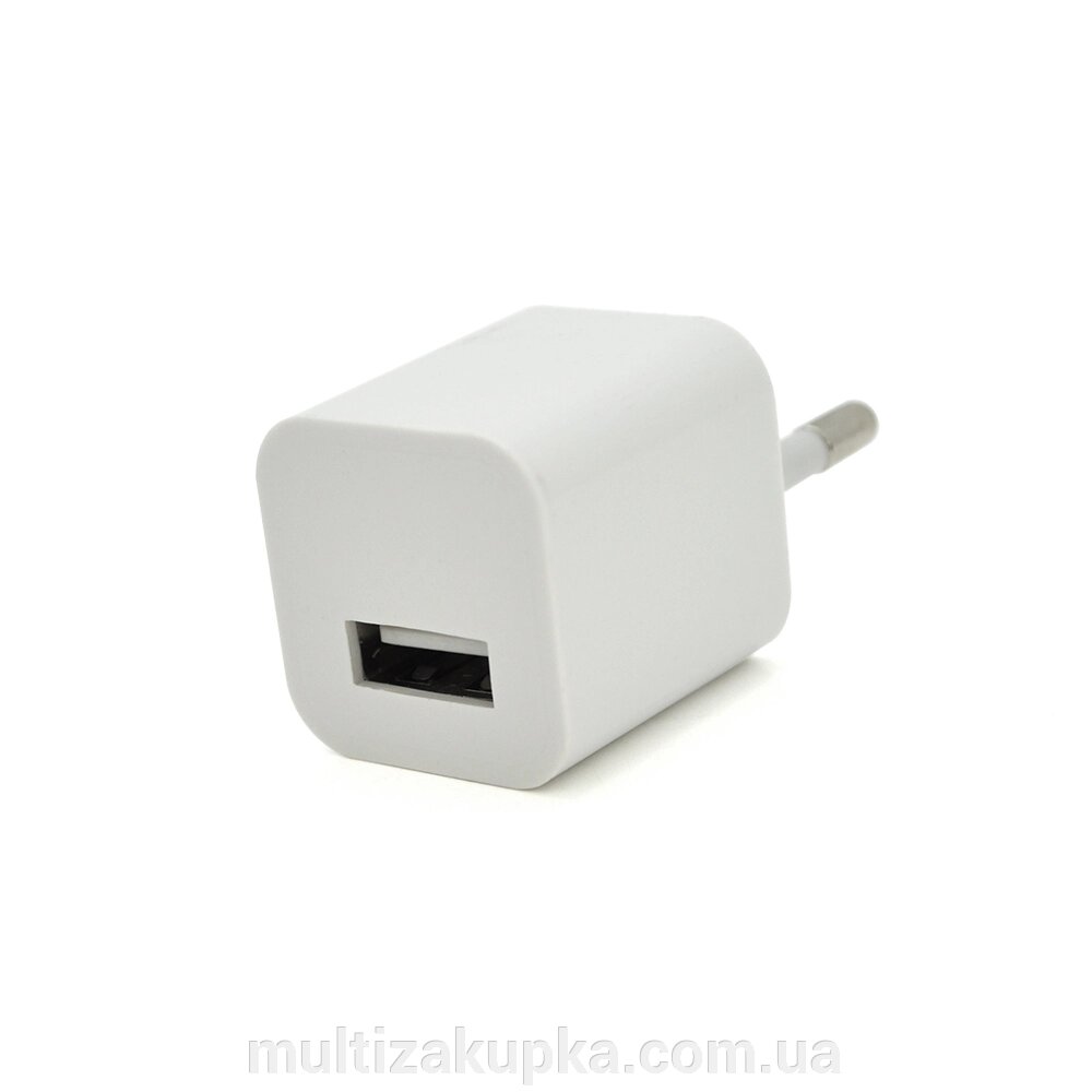 СЗУ VD05 220V-USB,100-240V, 5W, 5-5.5V 1A, White, OEM від компанії Mультізакупка - фото 1