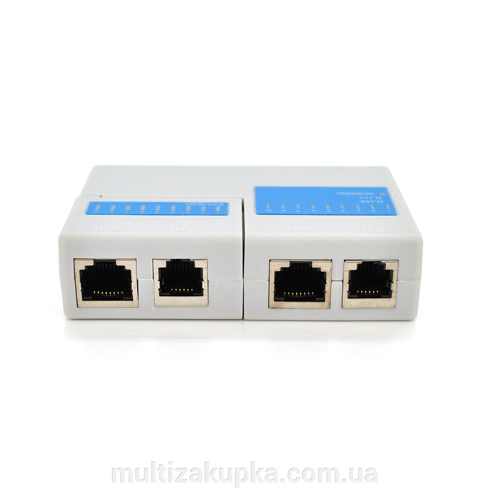 Тестер кабельний Merlion ML7123 RJ45 / RJ12 (без батарейки в комплекті) Q50 від компанії Mультізакупка - фото 1