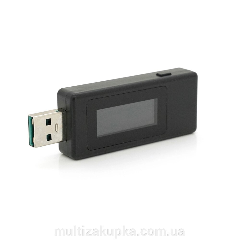 USB тестер Keweisi KWS-V30 напруги (3-8V) і тока (0-3A), Black від компанії Mультізакупка - фото 1