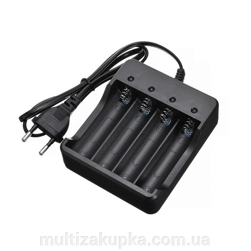 Зарядний пристрій 4*18650, 4.2V/700-1200mAh Q200 від компанії Mультізакупка - фото 1