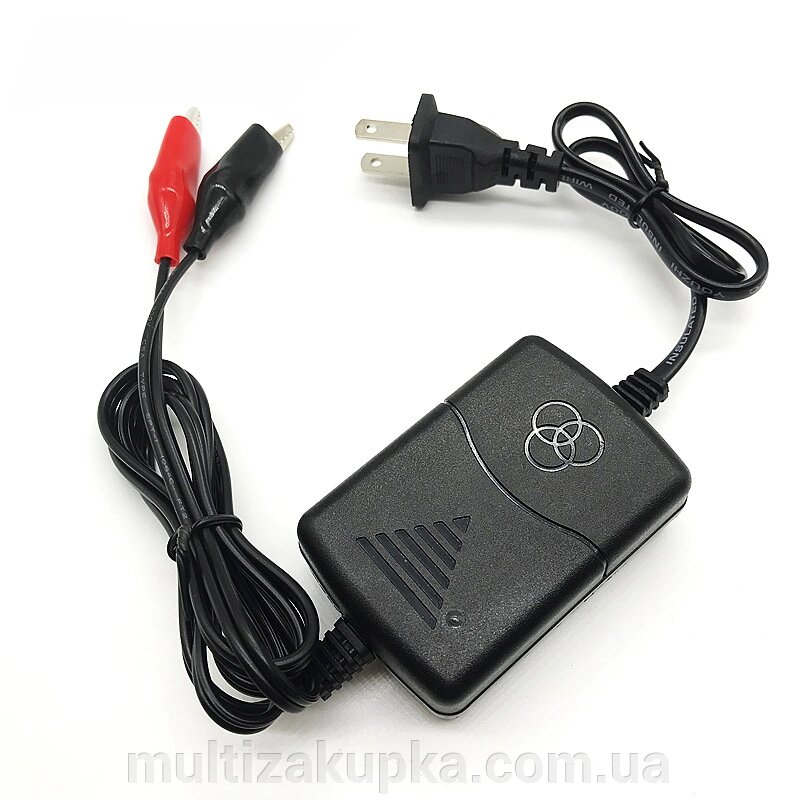 Зарядний пристрій акумуляторів LiFePO4 12V (14.8V), 4S, 1.3A, з крокодилами, LED-індикація від компанії Mультізакупка - фото 1