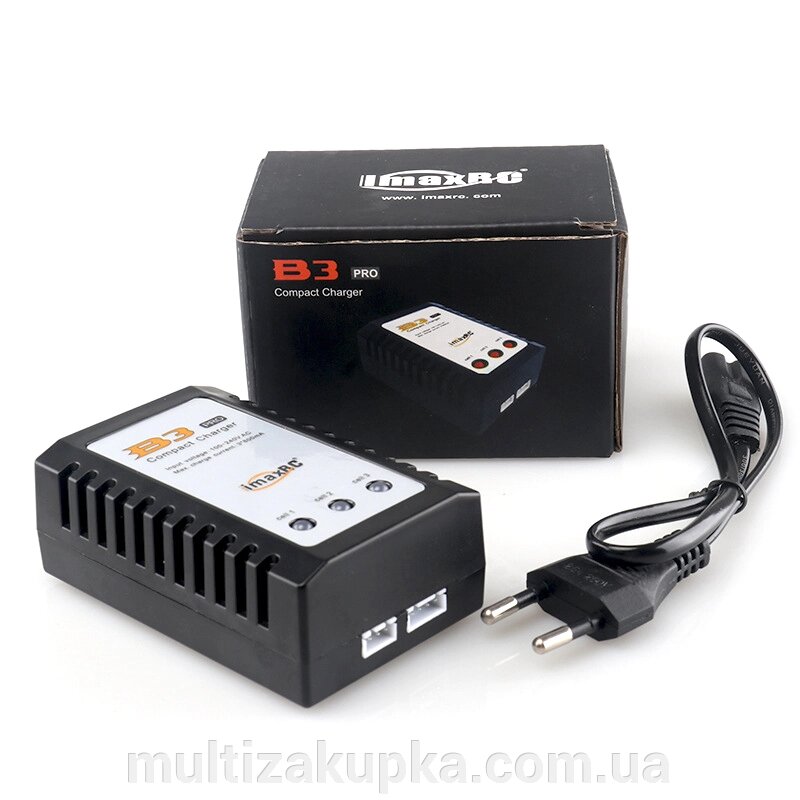 Зарядний пристрій B3Mini для літієвих акумуляторів 2S-3S DC 7.4V/11.1V 750mA/Max, з індикацією, BOX від компанії Mультізакупка - фото 1