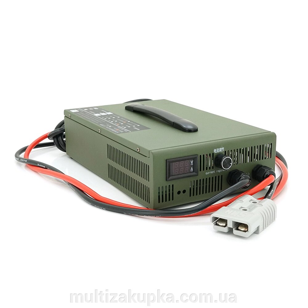 Зарядний пристрій для акумуляторів LiFePO4 24V (29,2V),8S,100A, роз'єм Anderson, 320x200x80mm від компанії Mультізакупка - фото 1