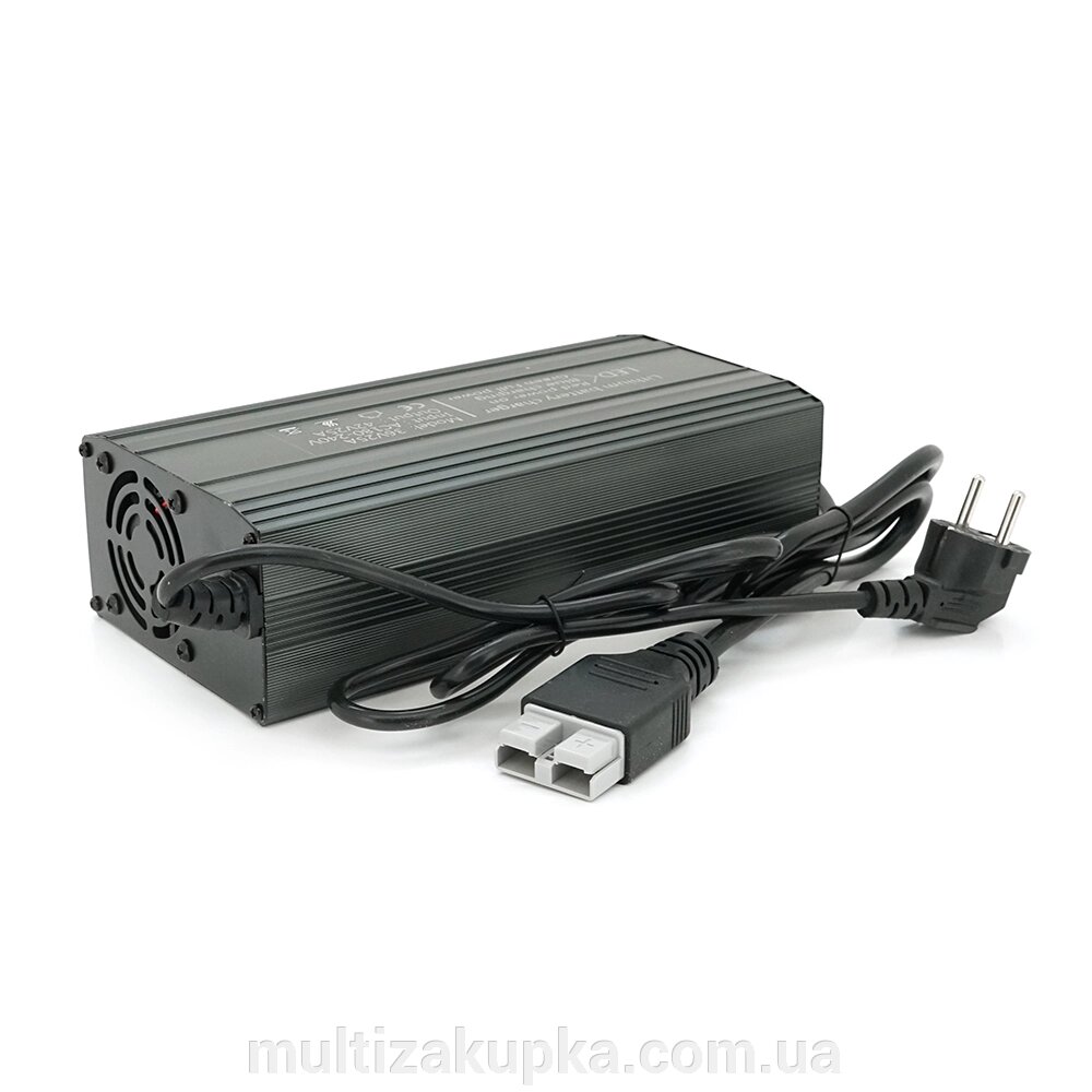 Зарядний пристрій для акумуляторів LiFePO4 36V, 20-25A, 185x88x60mm від компанії Mультізакупка - фото 1