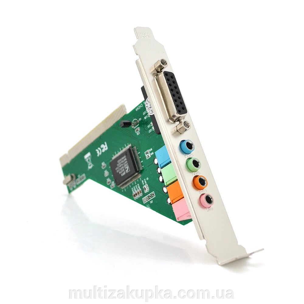 Звукова карта PCI - 4CH (c-media 8738), 3D 4.1, Windows 98 / Windows2000 / XP / NT win7 32/64, BOX від компанії Mультізакупка - фото 1