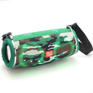 Bluetooth-колонка TG642 з rgb підсвічуванням, speakerphone, радіо, camouflage