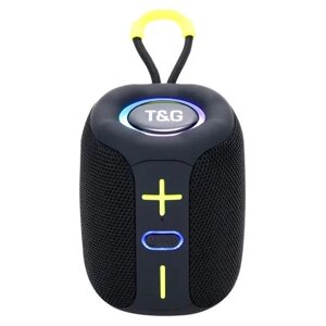 Bluetooth-колонка TG658 з rgb підсвічуванням, speakerphone, радіо, black