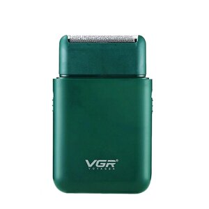 Електробритва VGR V-390, Green, Waterproof, висувний триммер