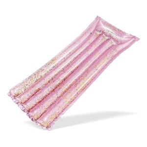 Пляжний надувний матрац із підголівником Intex 58720, «Рожевий Блиск», 170х53х15см