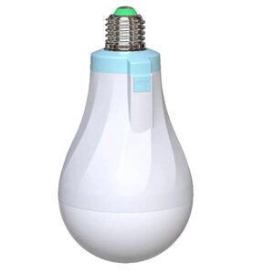 Світлодіодна LED лампочка з акумулятором AP-2917, 20W, E27, 2x18650