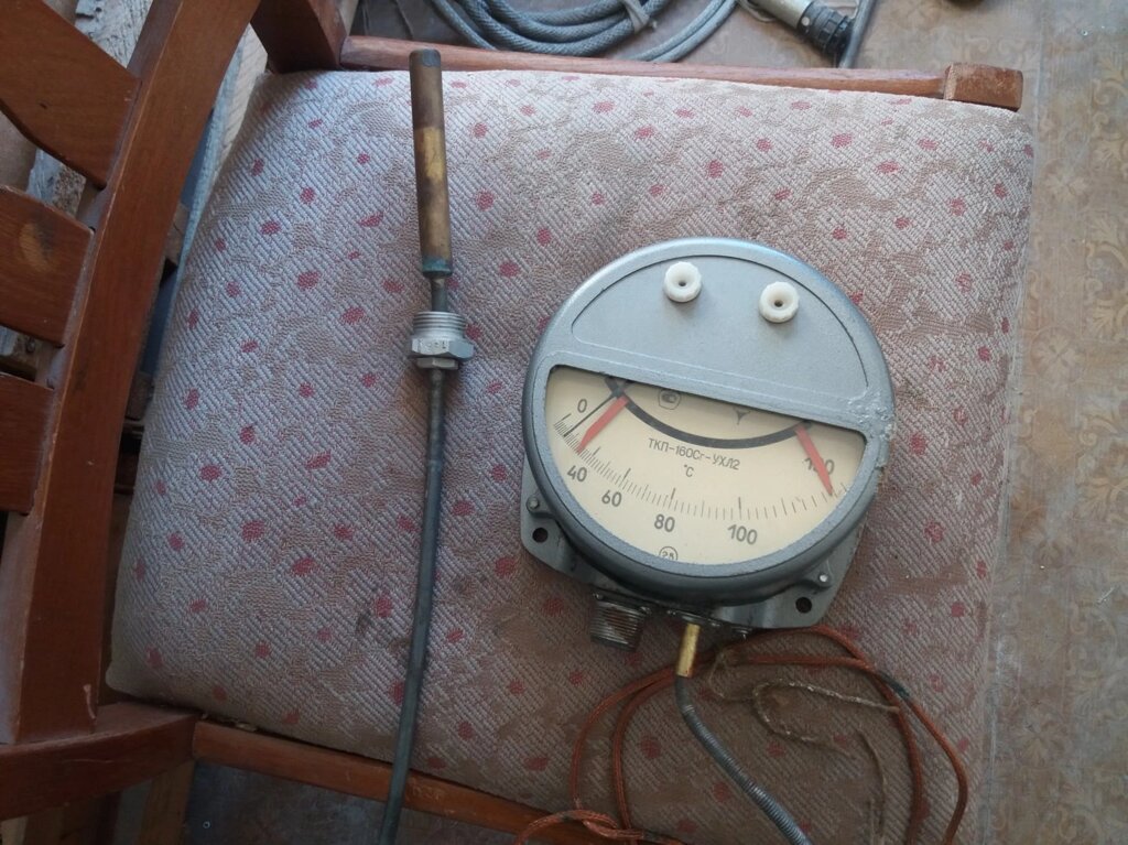 Термометр манометричний ТКП-160Сг, з зберігання. від компанії Фазлеев В. М., ПП - фото 1