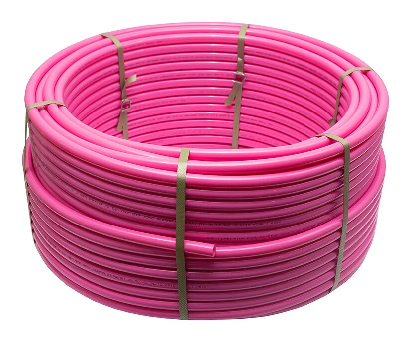 1 СОРТ Труба тепла підлога RSk ТITAN PINK EVOH / PE-RT D16x2,0mm OXYGEN BARRIER 200м від компанії Boilerroom - фото 1