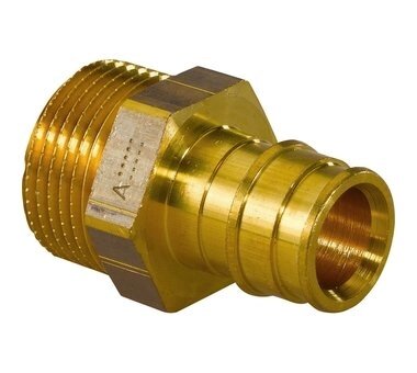 1033437 Штуцер латунь Q&E з зовнішнью різьбою Ø20 х G1/2" ЗP Uponor GmbH від компанії Boilerroom - фото 1