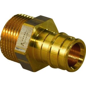 1047862 Штуцер латунь Q&E з зовнішнью різьбою Ø25 х G3/4" ЗP Uponor GmbH від компанії Boilerroom - фото 1