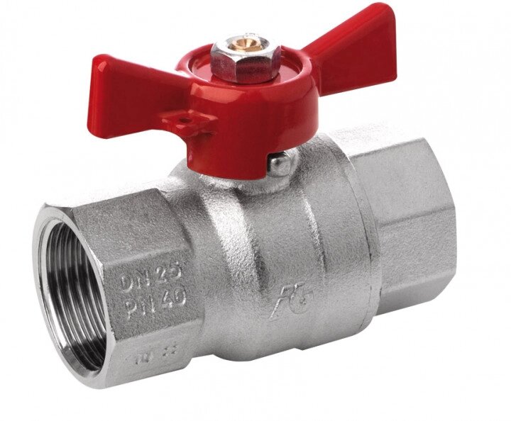 79530006 Кран кульовий посилений MISSOURI Ø3/4" ВВ PN40 –10°C/+95°C "метелик" Idrosanitaria Bonomi від компанії Boilerroom - фото 1