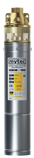 Насос глибинний MYTEC 3SKM 100 0,8 кВт + пульт + 15 м кабелю від компанії Boilerroom - фото 1