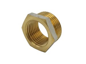 Футорка 3/4"*1/2" ЗВ нікель. з проточкою ASCO 1/250