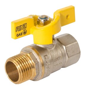 Кран кульовий 3/4 "НВ жовта метелик СW 617 Original RSk Італія 15/120