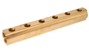 Колектор балка 3/4" х 1/2" 6 виходів ASCO 1/24