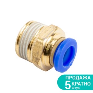 Штуцер цанговий прямий Ø8 * 8мм МТ 3/8 "Sigma 7026901