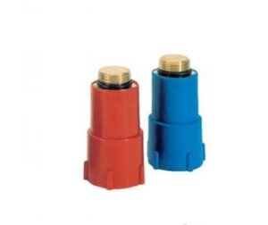 1142OTT002 Заглушка монтажна синя пластик/латунь Ø1/2" GO-PLAST