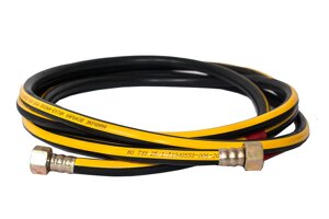Шланг газовий гумовий ЧОРНІЙ 1/2 "ВВ 4,0 м 1/10