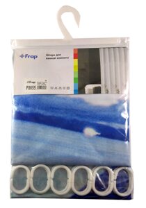 Штора для ванної 180х200 см поліестер Океан Frap F8655 1/50