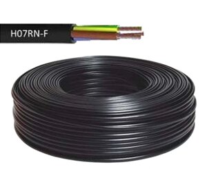 Електричний кабель круглий 100 м (3х0,75 мм²) H07RN-F, 779932