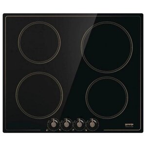 Варильна поверхня Gorenje Classico індукційна PowerBoost чорно-бежевий IK640CLI