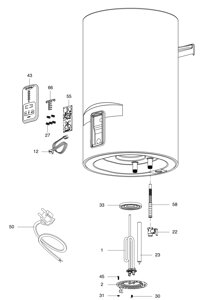 Запчастини до бойлерів Ariston