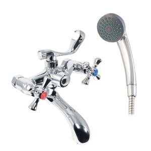 F32732-B (H732) Змішувач для ванної буксових короткий гусак карт. перек. FRAP 1/10