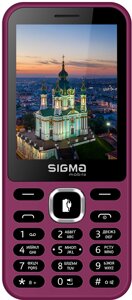 Мобільний телефон Sigma mobile X-Style 31 Power Type-C Purple (4827798855041)