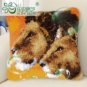 Набори для рукоділля (килимова техніка) подушка "Тигр"