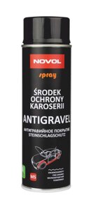 Gravitex (anti -gravel) аерозоль чорний novol Gravit 600 спрей 500 мл