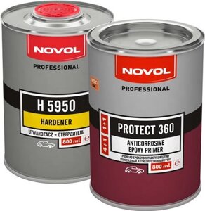 Грунт епоксидний NOVOL protect 360 1 + 1 0,8л + 0,8л