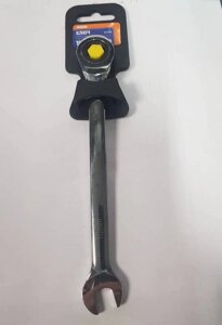 Ключ комбінований з тріскачкою CrV 16мм Miol 51-616