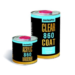 Лак акриловий автомобільний комплект CS System SeriesPro Clear Coat UHS 860 з затверджувачем 1,5 л