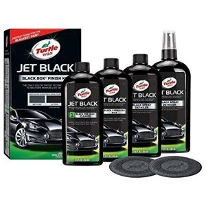 Набір полиролей для авто чорного кольору Turtle Wax Black Box Jet Black Finish Kit (52731) 4x355мл