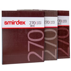 Наждачная бумага водостойкая SMIRDEX 230 x 280 мм P 100