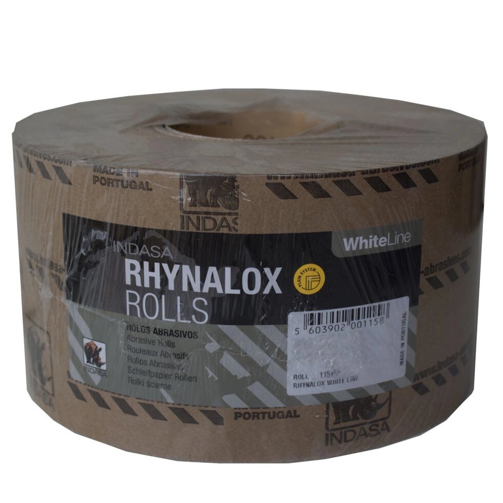 Наждачний папір INDASA RHYNALOX WHITE LINE рулон 115мм х 50м P360 від компанії Autosklad - величезний вибір інструменту та матеріалів для фарбування авто - фото 1