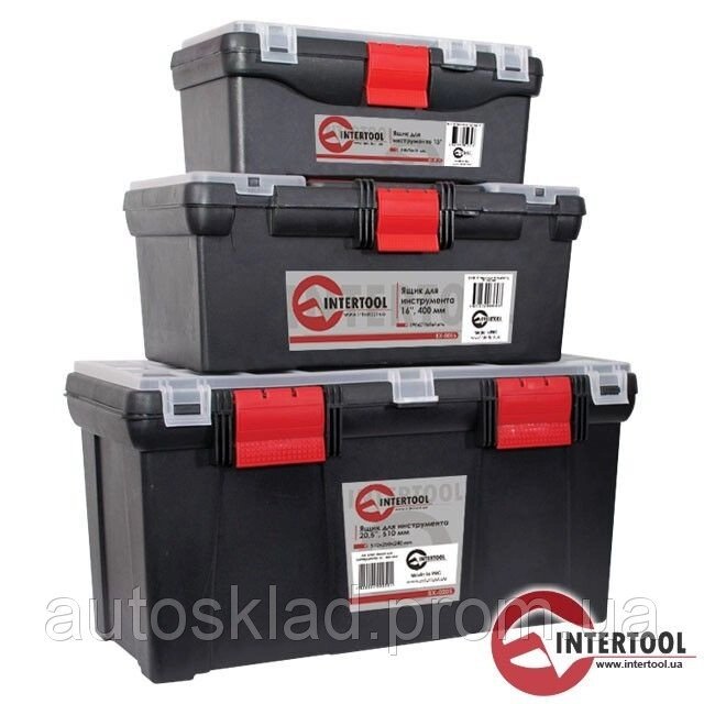 Комплект ящиків для інструментів Intertool BX-0003 - 3шт - замовити