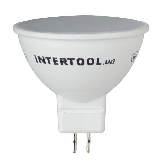 Світлодіодна лампа LED 5 вт, GU5.3, 5 вт, 220 в, intertool LL-0202 - гарантія