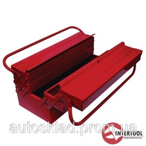 Ящик для інструментів металевий Intertool HT-5047 - 450мм, 7 секцій