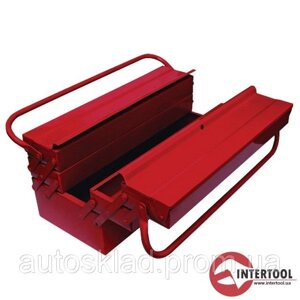 Ящик для інструментів металевий Intertool HT-5043 - 450мм, 3 секції