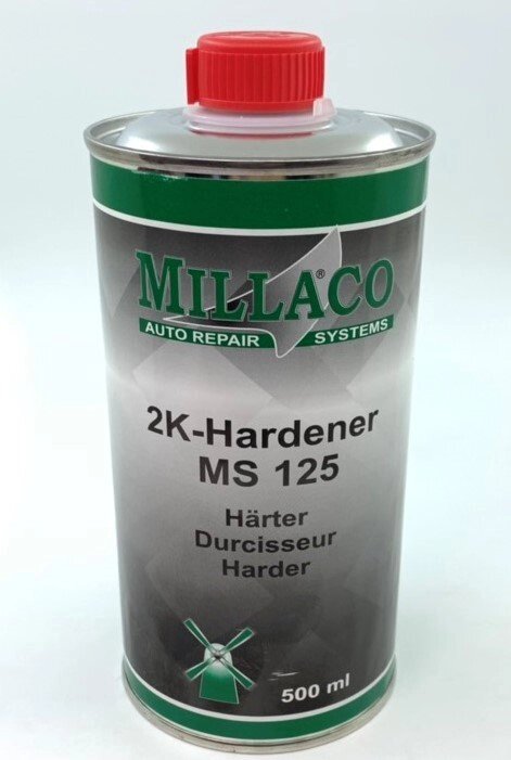 Універсальний затверджувач для акрилових лаків фарб грунтів MILLACO MS-125 0,5 л - акції