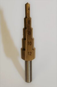 Свердло ступеневу по металу HSS 4-12 мм INTERTOOL SD-5812